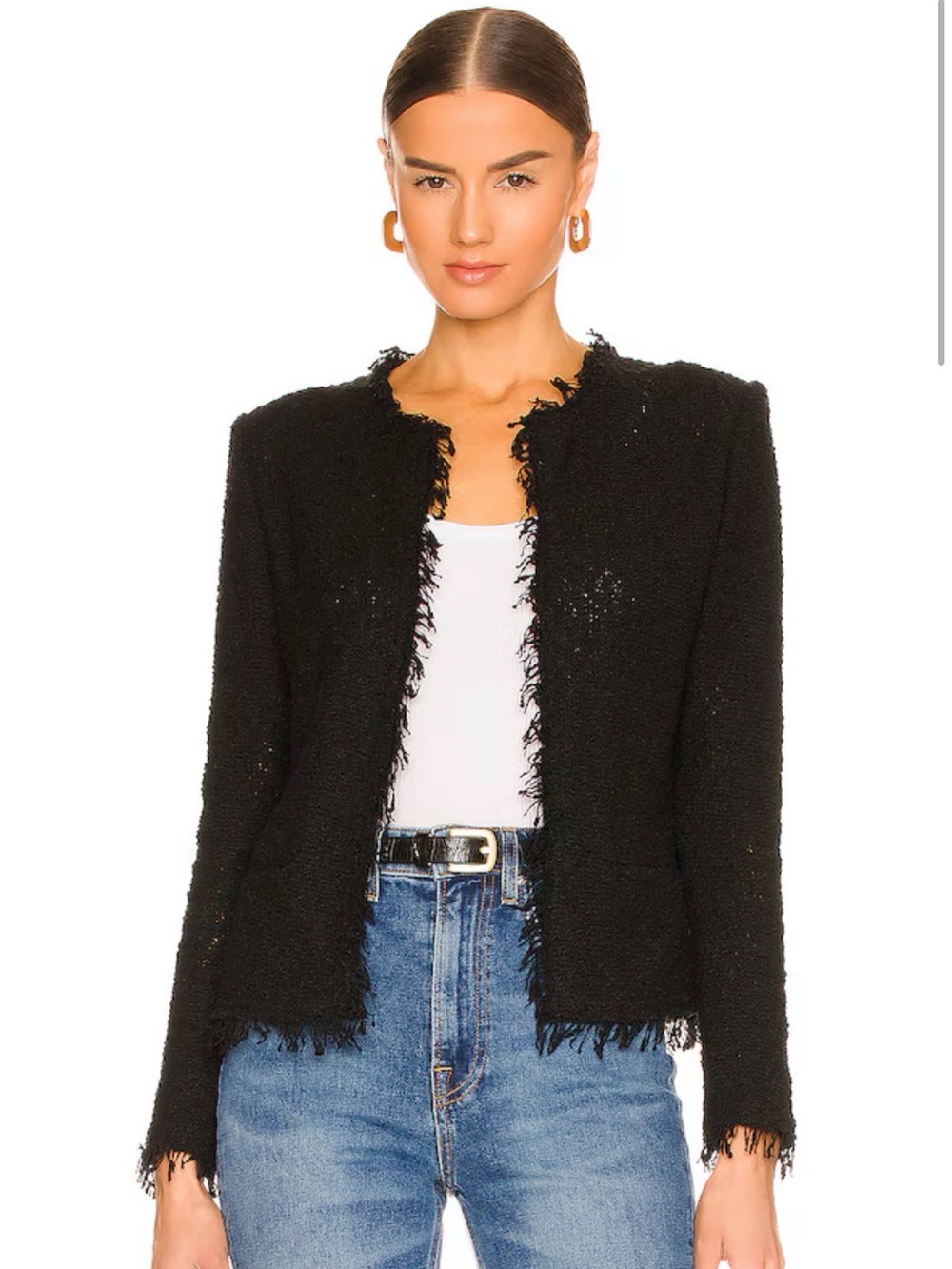 IRO Shavani open fringe jacket